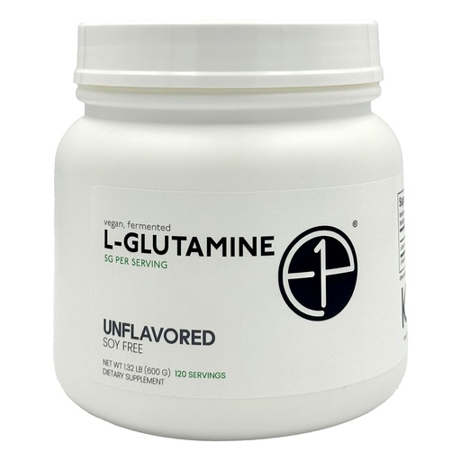[BRSRACTQCECBO2D3] L-Glutamine 600grams (120 Servings) Unflavored, Non-GMO, Vegan Fermented, Third-Party Lab Tested. Made with Halal and Kosher Certified Ingredients.