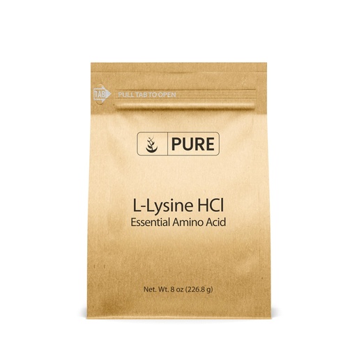 [BRSWYGI2BYCWY2T5] Pure Original Ingredients L-Lysine HCl (8 oz) Alpha Amino Acid, Non-GMO, Gluten-Free