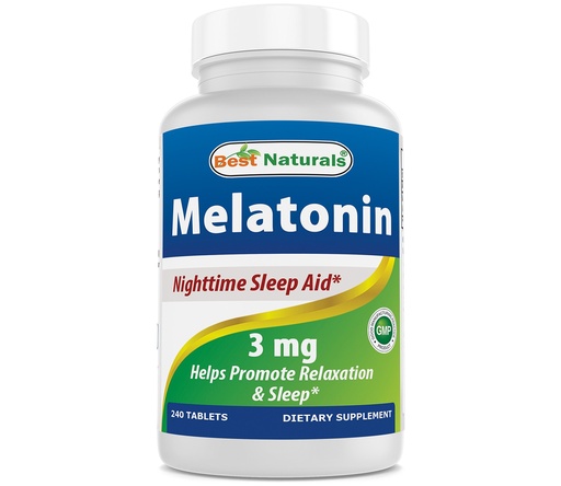 [BRSWIGQMCIBBU2LY] Best Naturals Melatonin 3mg 240 Tablets