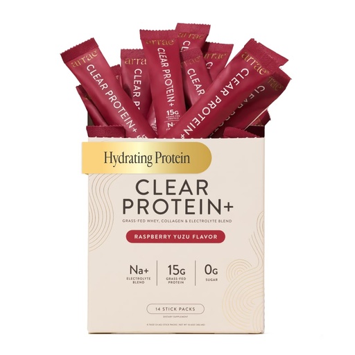 [BRSREGQFOZ4BS3Y4] Arrae Clear Protein – Natural Protein Supplement, Smooth Texture, Easy to Mix, 14 Servings, Clean Formula with Electrolytes