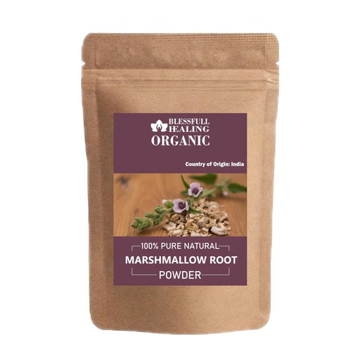 [BRSRAYIFCV6W2HL3] Blessfull Healing Organic Marshmallow Root Powder 100% Pure Natural 100 Gram / 3.52 oz