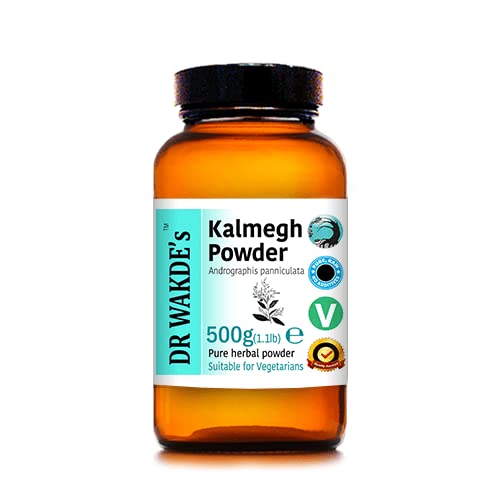 [BRSWI2TRAJ4QIFIV] DR WAKDE's Kalmegh Powder (Andrographis panniculata) - 100g (3.5oz) | Pure, Raw & Dried Powder | Natural Aroma and Freshness | Fine Powder | Vegan | Premium Grade | Nothing Added, Nothing Removed