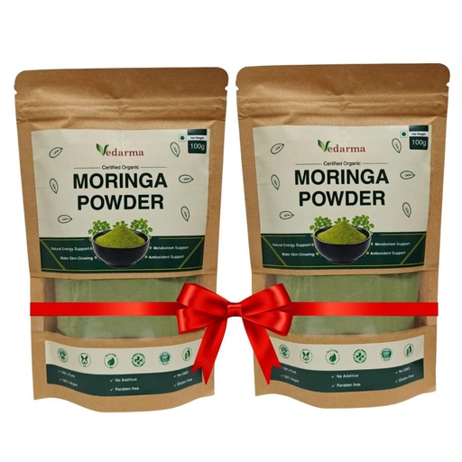 [BRSREEA3C4ARM2QY] Organic Moringa Leaf Powder (100g) – Fresh Indian Harvest – Raw Whole Leaves Source – Great for Traditional Tea – Green Superfood for Energy, Skin, & Immune Health – Non-GMO (2)