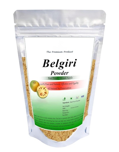 [BRSRAAD3CAIRYCY3] Belgiri Powder | Aegle Marmelos/Bael Fruit Natural Herbal Supplement | 100 gram