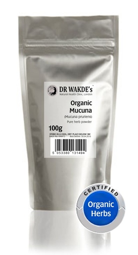 [PBSWAYT2OBYGMYA7] DR WAKDE's Mucuna Powder (Velvet Bean | Kapikacchu) - 100g (3.5oz) | Pure, Raw & Dried Powder | Ayurvedic Herb | Vegan | All Natural