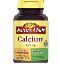 Nature Made Calcium 600 mg with Vitamin D - 120 Tablets by Nature Made