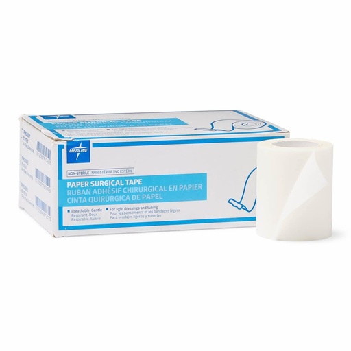 [BRSWIA32DF4GCCI5] Medline Essentials Paper Medical Tape 2 Inch x 10 Yards per Roll, Box of 6