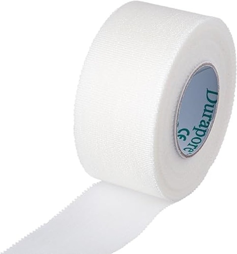 [BRSWG2TYOIDW2DL7] Durapore Medical Tape, Silk Tape - 1 in. x 10 Yards - Each Roll - Pack of 2