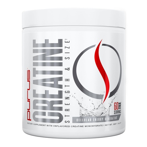 [BRSWGEIZDEJRUDLA] Purus Labs Foundation Series Creatine Powder | 100% Ultra Pure Micronized Creatine for Strength, Mass, Power, Recovery | 60 Servings (Unflavored)