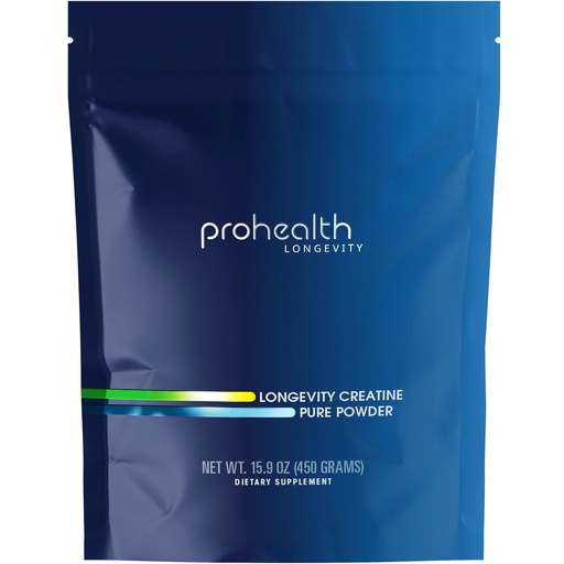 [BRSROH3QC4NAMGQU] ProHealth Longevity Micronized Creatine. Pharmaceutical Grade Creatine Monohydrate is Easier on Kidneys. Supports Brain Function and Muscle Growth as You Age. 5 g/Serving, 90 Servings, 3 Month Supply