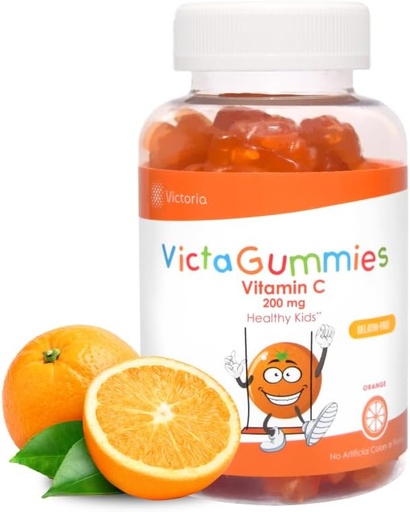 [BRSW2FL6OUBWYHIU] Dr. T VictaGummies Vitamin C Gummies x3 – Immune Support for Children – Naturally Flavored, Vegan (1)