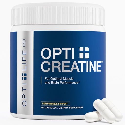 [BRSRGZQ2DJ5AGHLU] Opti + Creatine Monohydrate Capsules | Support Muscle Recovery, Energy and Healthy Stamina* | Daily Creatine Supplement | 180 Capsules/60 Servings