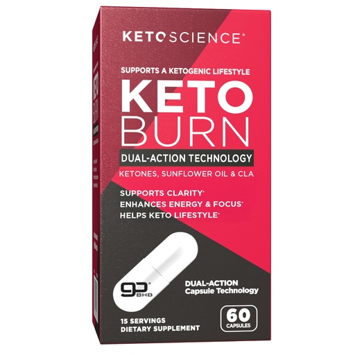 [BRSRE2Q3PIBAYFYY] Keto Science Keto Burn Capsules, Exogenous Ketone, Dual-Action with BHB & EGCG, Ketones for Hydration, Keto BHB, Weight Support, Energy, Focus & Ketosis, 60 Capsules, 15 Servings