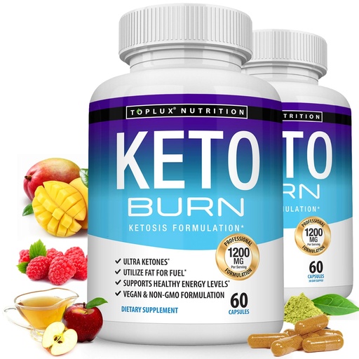 [BRSRMCQ5DJ4GOEY3] Keto Burn Pills Ketosis - 1200 Mg Ultra Advanced Natural Ketogenic Using Ketone Diet Support Energy Focus Men Women 60 Capsules