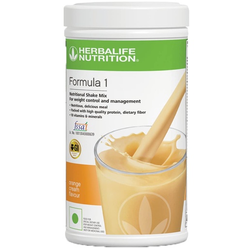 [BRSWYZIHAUFRACL4] Herbalife mula 1 Nutritional Shake Mix Orange Cream Flavor 500 GM