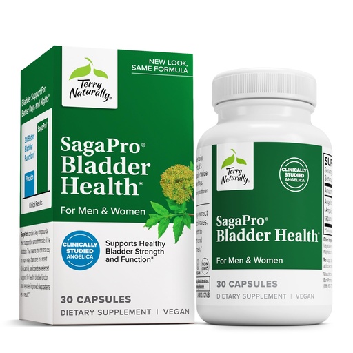 [BRSWIEIMCEBB6GTG] Terry Naturally SagePro Bladder - Bladder Support Supplement - Dietary Supplement with Angelica Leaf Extract - Vegan Capsules to Aid Urinary Tract Function & Health - 30 Capsules
