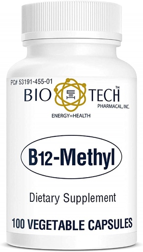 [BRSWIEANOIDQADIZ] Vitamin B12 Methylcobalamin Methyl cobalamin Dietary supplement for red blood cell formation dna synthesis cardiovascular health homocysteine metabolism cognitive function restful sleep - 100 Capsules