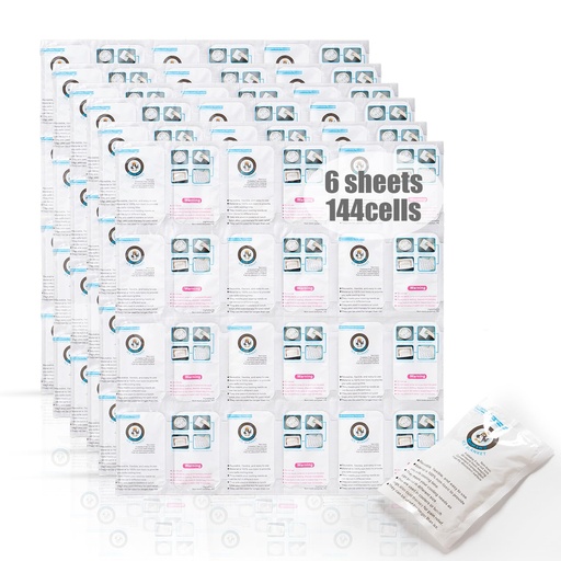 [BRSWKHYNOF5RSGTL] Shipping Cold Packs Dry Ice for Shipping Frozen Food, Flexible Cold Ice Pack Sheets for Coolers, Long Lasting Freezer Ice Packs 14'' X 13'' 144Cells