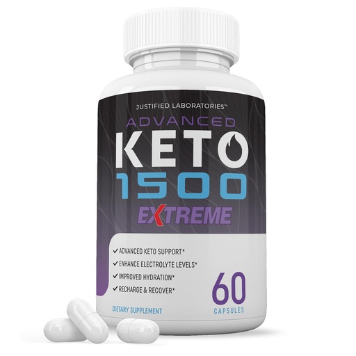 [BRSROBAYCMCAYD3A] Advanced Keto 1500 Extreme Pills 1675MG New & Improved Formula Contains Apple Cider Vinegar Extra Virgin Olive Oil Powder Green Tea Leaf 60 Capsules