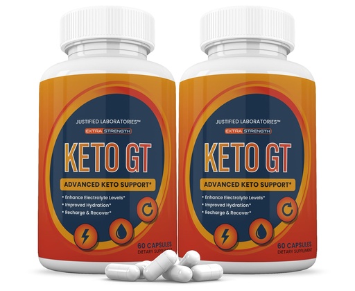 [BRSROBD4CB6WEDYY] (2 Pack) Keto GT Keto Pills 1275MG New & Improved Formula Contains Apple Cider Vinegar Extra Virgin Olive Oil Powder Green Tea Leaf 120 Capsules