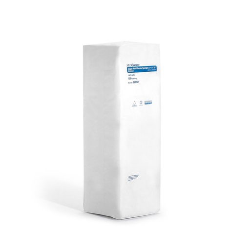 [BRSWGFDQDN7WAF3U] MediChoice Super Fluff Gauze Sponge, Non-Sterile, 6x6.75 Inch, White, 1314GZ6501 (BG of 100)