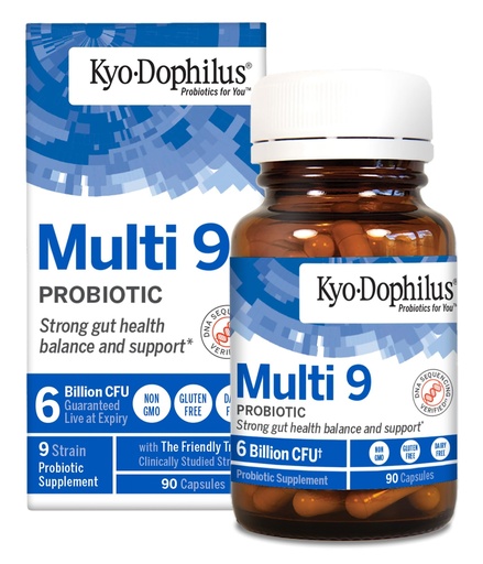 [BRSWIYTYO4GBAG3O] Kyolic Kyo-Dophilus Multi 9 Probiotic, Strong Gut Health Balance and Support*, 90 Capsules