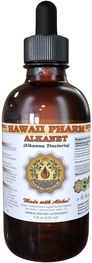 [BRSWIHANOMAGE3A5] HawaiiPharm Alkanet Liquid Extract, Alkanet (Alkanna Tinctoria) Root Tincture Herbal Supplement 2 oz