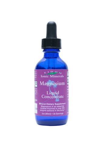 [BRSWIFALBR4WKFTY] Eidon Liquid Magnesium Concentrate - Ionic Magnesium Drops Supplement for Adults, Men and Women, Supports Muscle Relaxation, Bioavailable, No Additives or Preservatives - Magnesium Chloride, 2 oz
