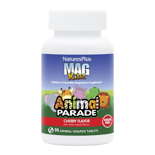 [BRSWKEABCV7B22T2] NATURES PLUS Animal Parade Kids Magnesium, 90 CT