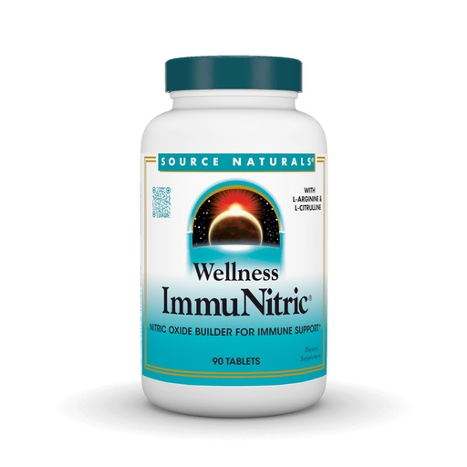 [BRSW2EIFCQGR63TO] Source Naturals Wellness Immunitric, Nitric Oxide Builder for Immune System Support* - 90 Tablets