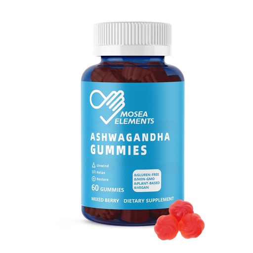 [BRSRACQ5DIPQ2GTZ] Ashwagandha Gummies & Vitamin D Gummies for Men & Women - Relax & Restore, Ashwa Root Extract Supplement Gummy, Mixed Berry Flavored (60 Count (Pack of 1)