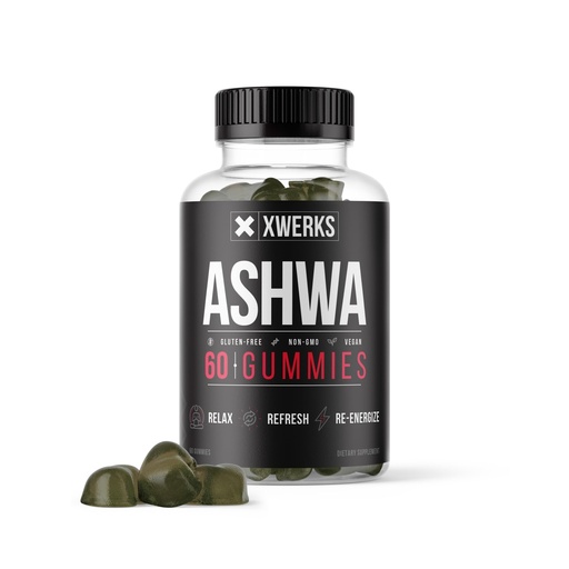 [BRSW2FQ5CEMQAGQ7] Xwerks Ashwagandha Gummies, Extra Strength 1500 mg Per Serving, Ashwagandha for Women and Men, Vegan Gluten Free, Non GMO, Vitamins and Supplements, Traditional Adaptogenic Herbal Supplement 60 Count