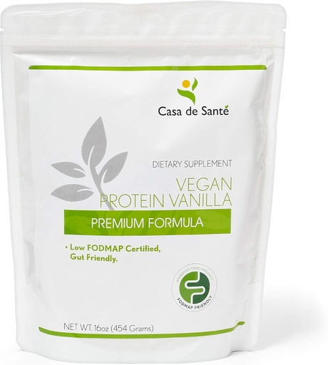 [BRSWGBQKCJ6AYELB] Low FODMAP Certified Elemental Vegan Protein GLP1 IBS & SIBO Gut Friendly Gluten Dairy Soy Sugar Grain Free Keto Paleo Low Carb All Natural No Seed Oil + Superfoods Spirulina Dulse & Kelp Vanilla