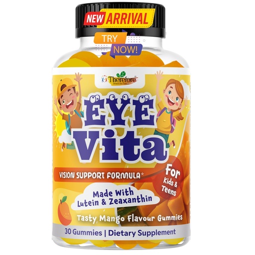 [BRSRABDQDMNBE3D5] Kids Eye Vitamins - Eye Health Gummy for Kids & Teens, Lutein Gummies 12mg with Zeaxanthin 30 Easy-to-Chew, Mango Flavor Gummies - Natural, Vegan, and Non-GMO Formula
