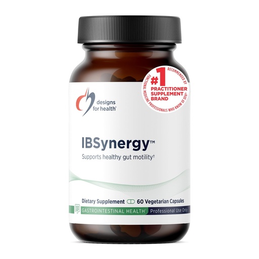 [BRSWIYQPAQIRQFD6] Designs for Health IBSynergy - Support GI Health, Digestion + Brain-Gut Connection - Enteric Nervous System Support Supplement with 5-HTP, L-Glutamine + Saccharomyces (60 Capsules)