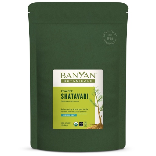 [BRSWIZAOAYJRSETO] Banyan Botanicals Shatavari Powder – Organic Asparagus Racemosus Root Powder – Rejuvenating Adaptogen Tonic that Supports a Healthy Reproductive System* – 1 lb. – Non-GMO Sustainably Sourced Vegan