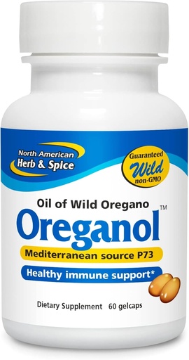 [BRSWIYT3AEFWEYLO] North American Herb and Spice, Oreganol P73 Gel-Capsules, 60-Count