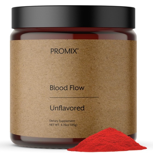 [BRSREAYEPJYREHYV] ProMix Nutrition Blood Flow - Nitric Oxide Supplement with Organic US Beet Root Powder - Cold Pressed, Low Temp Dehydration - 30 Servings - Unflavored