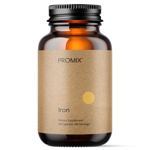 [BRSRAZY7AQHB4FDO] Promix Nutrition Heme Iron Supplement | Gut Friendly | 11mg polypeptide Formula - 90 Count