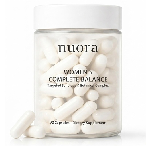 [BRSRGBQHCF4GOET7] Nuora Gut Health Capsules, Gut Biofilm Probiotic Ritual with Berberine, Digestive Balance Support for Women, Vegan, Gluten-Free, Non-GMO, 90 Capsules