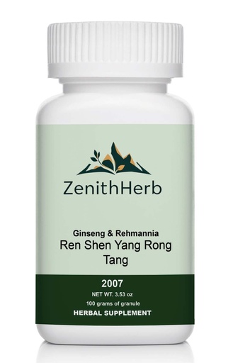 [BRSRGHD2BYMAMAAZ] ZenithHerb-Ginseng & Rehmannia/RenShen Yang Rong Tang, Herbal Supplement, 100 Grams Granule/Bottle