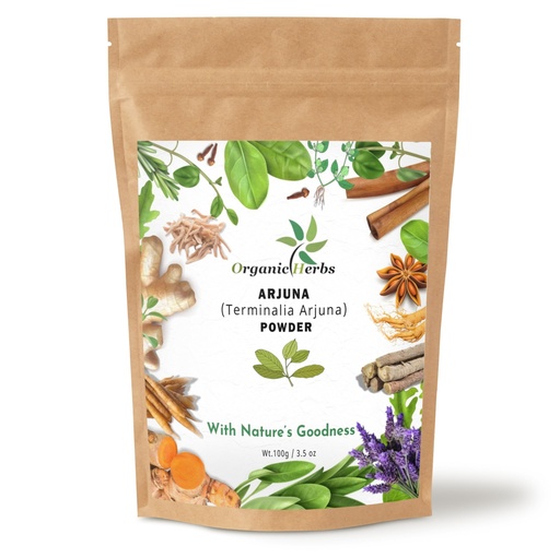 [BRSRACAHOYHQEC36] Arjuna Powder | Terminalia | Powder 100% Natural (100 Gram)