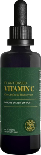 [BRSWYFI2C57ROFI6] Global Parannuskeskus USDA Organic C-vitamiini Supplement Drops 180mg, Liquid C-vitamiini Plant-Based antioksidantti täydentää, tukee immuunijärjestelmä - Vitamiini C - luonnon energiaa miehille ja naisille (2 Oz)