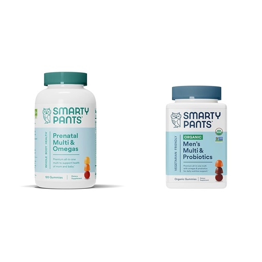 [BRSROAIKDF4GCYI6] SmartyPants Prenatal Vitamins for Women & Multivitamin for Men