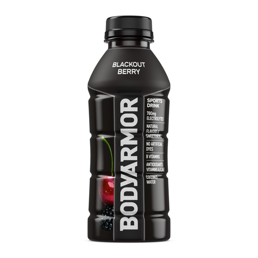 [BRSWYFALOF6GGHY4] BODYARMOR Sports Drink, Blackout Berry, 16 Fl Oz