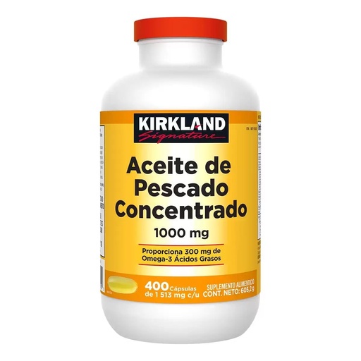 [BRSWEBI3B4MBUETP] Kirkland Signature Fish oil 1000mg, 400 Count