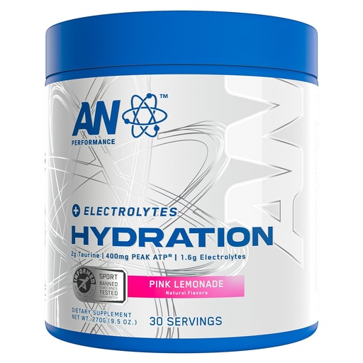 [BRSRAHYYAR7B43LO] AN Performance Electrolyte Drink Mix | Zero Sugar Hydration Powder | Magnesium + Calcium + Potassium | Pink Lemonade | 30 Servings