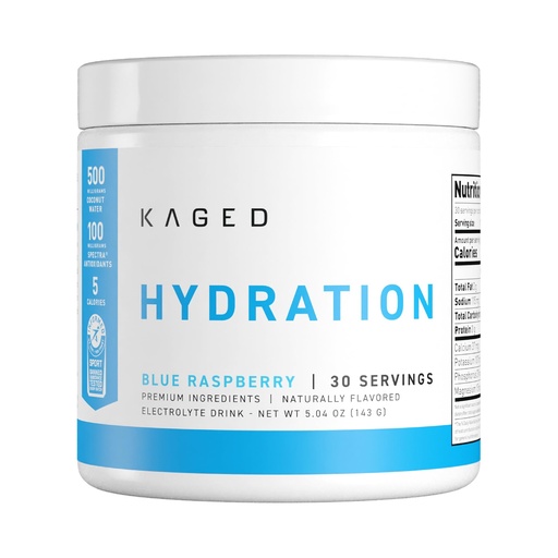 [BRSREEA2AEARY3L2] Kaged Daily Hydration | Sugar Free Electrolyte Powder Drink Mix for Men and Women | 30 Servings
