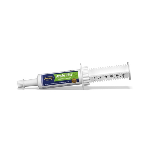 [BRSWIHYBCN5GI2A7] Farnam Apple Elite Electrolyte Paste Supplement for Horses, 60 cc Syringe, Replaces Vital Minerals, Hydration Electrolytes for Horses, No Added Sugar, Digestion Support, Muscle Function & Recovery