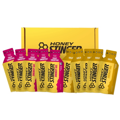 [BRSWYAD6AQDQ2C34] Honey Stinger Energy Gel Variety Pack | 5 Packs Each of Gold and Organic Fruit Smoothie | Gluten Free & Caffeine Free | For All Exercises | Sports Nutrition for Home & Gym, Pre and Mid Workout